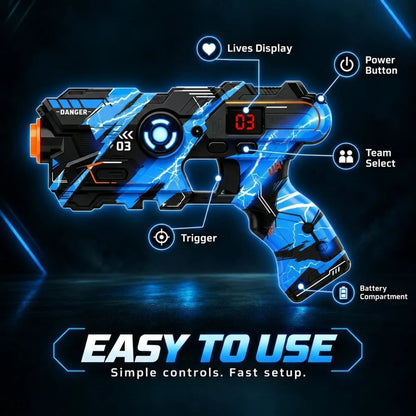 LaserClash™ Home Arena Laser Tag Set