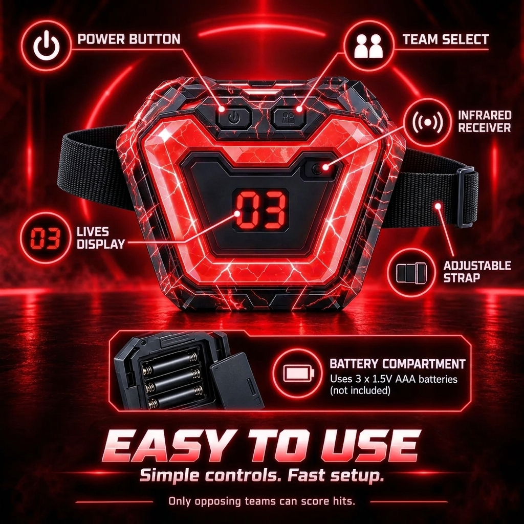 LaserClash™ Home Arena Laser Tag Set